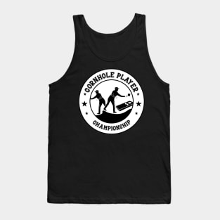 Cornhole Player Championship Tank Top